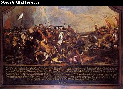 unknow artist The Battle of Saint Gotthard, bavarian oil-painting